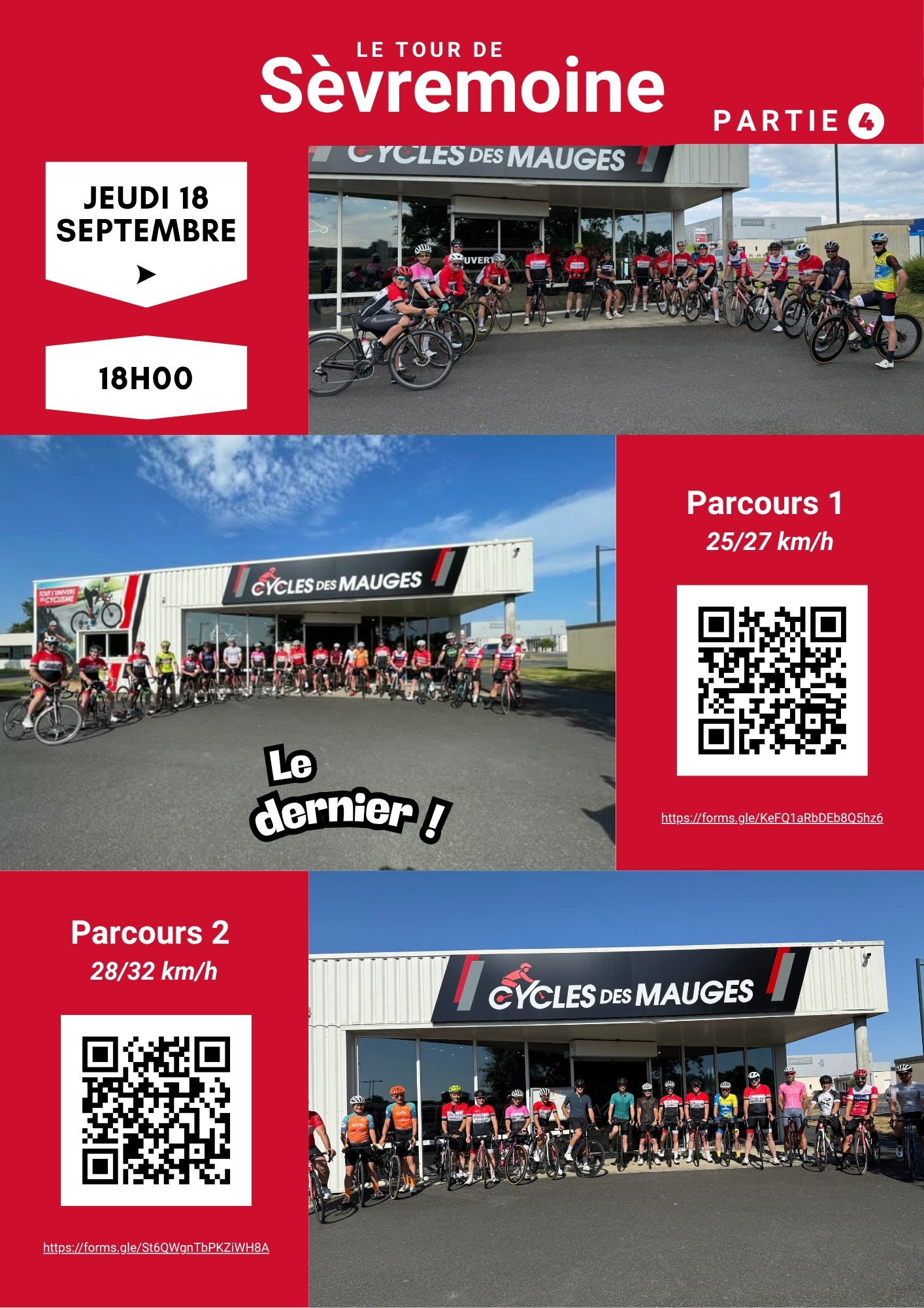 Le tour de Sèvremoine, sortie vélo par Cycles des Mauges, étape 4/4