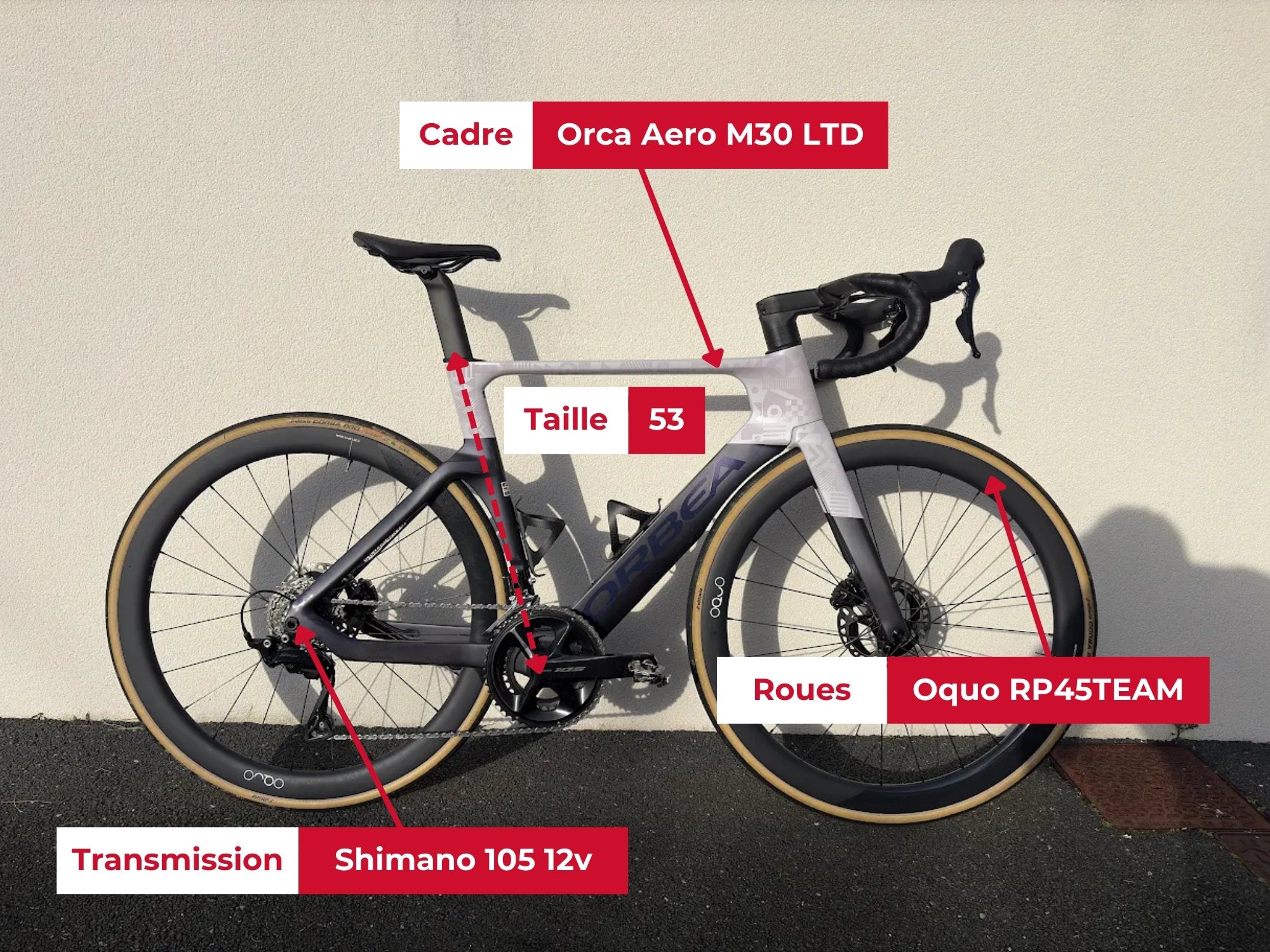 Vélo de route aéro Orbea Orca Aero M30 LTD 2025 reconditionné à vendre chez Cycles des Mauges