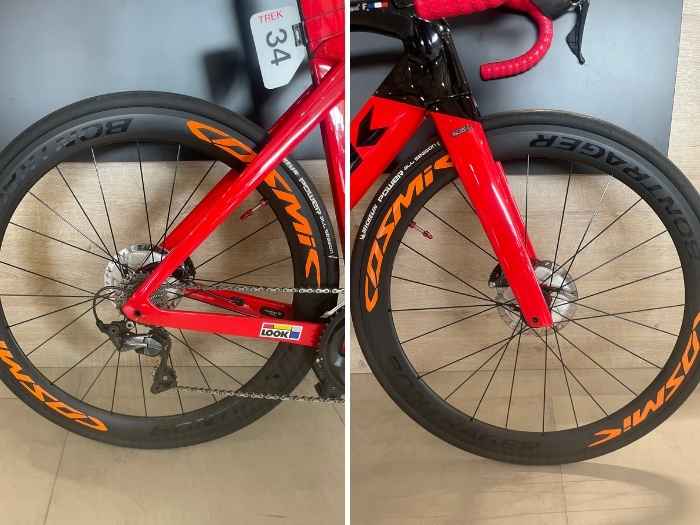 Paire de roues Bontrager Carbon corps Shimano à vendre chez Cycles des Mauges