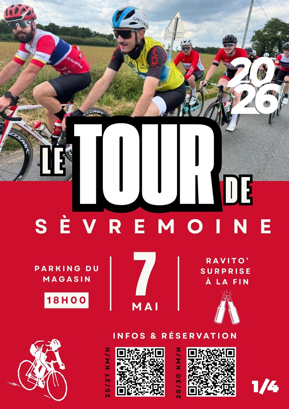Le Tour de Sèvremoine 2026 par Cycles des Mauges - sortie vélo organisée