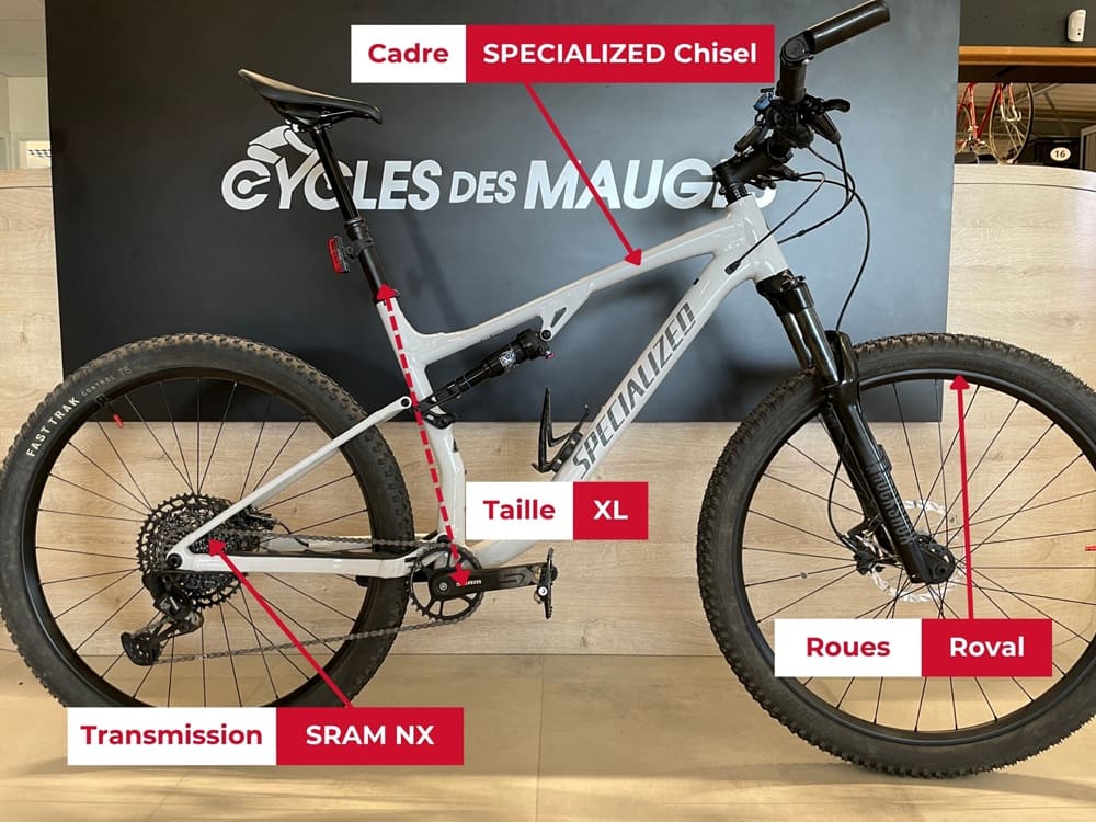VTT Specialized Chisel à vendre chez Cycles des Mauges, vélo reconditionné